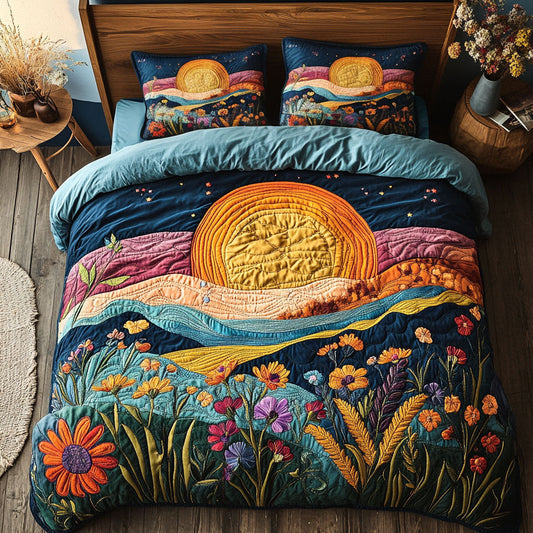 Sunrise And Wildflower WJ2702047CL Duvet Cover Set