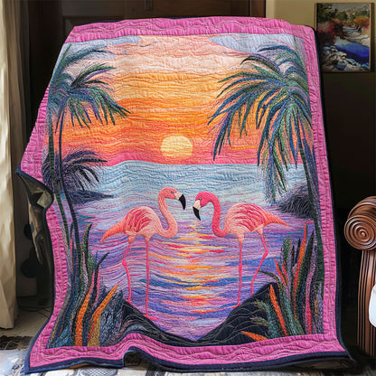 Sunset Flamingo WX1802074CL Quilt