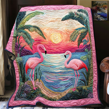 Sunset Flamingo WX1802079CL Quilt