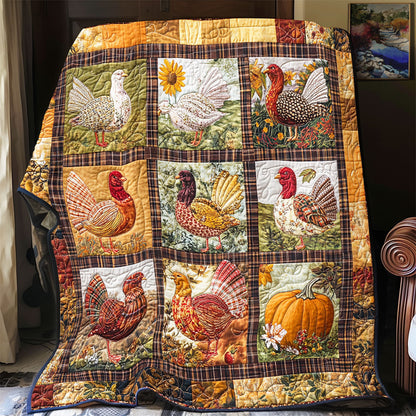 Thanksgiving Turkey WX1802080CL Quilt