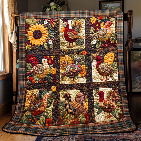 Thanksgiving Turkey WX1802082CL Quilt