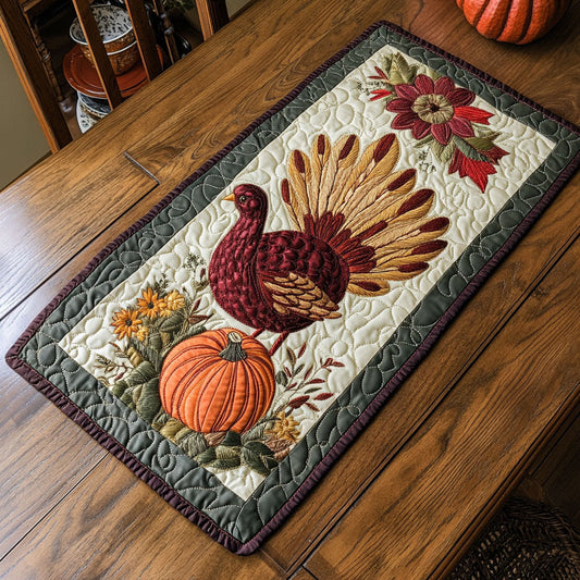 Turkey WX2802189CL Quilted Table Runner