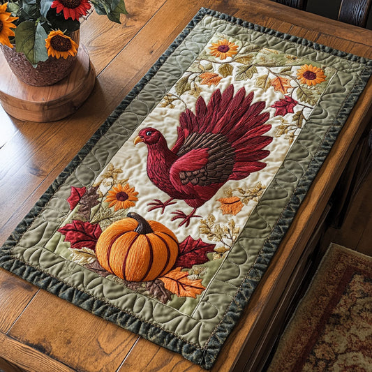 Turkey WX2802191CL Quilted Table Runner