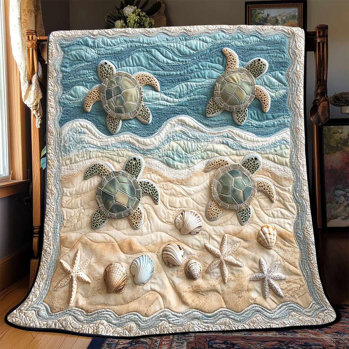 Turtle Sea WX1802085CL Quilt