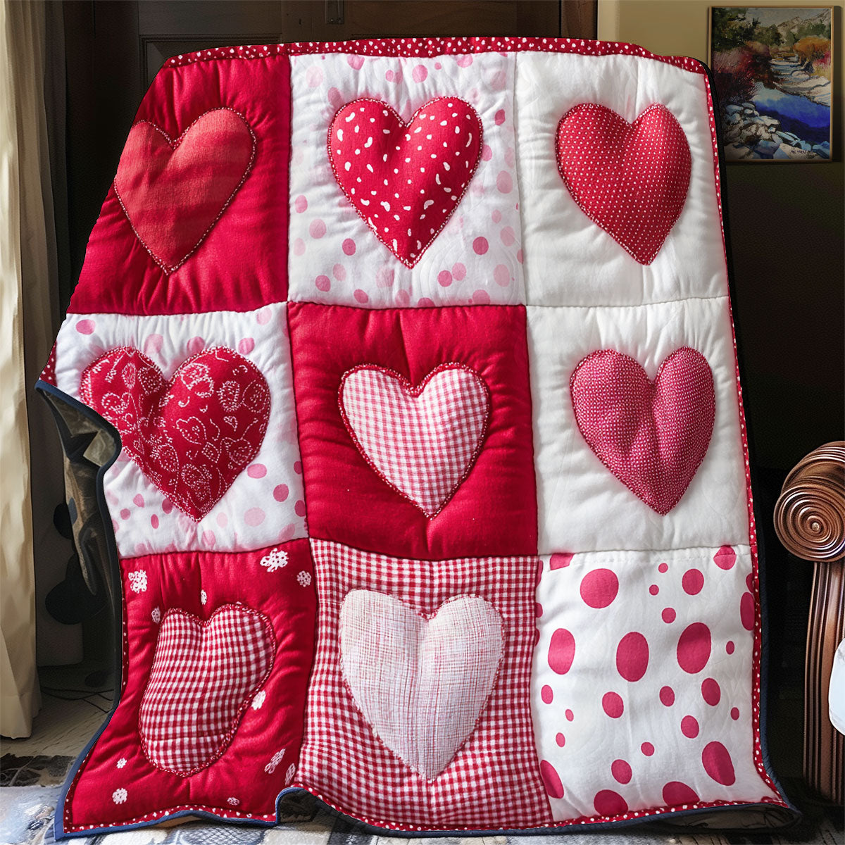 Valentine Heart WX1302178CL Quilt