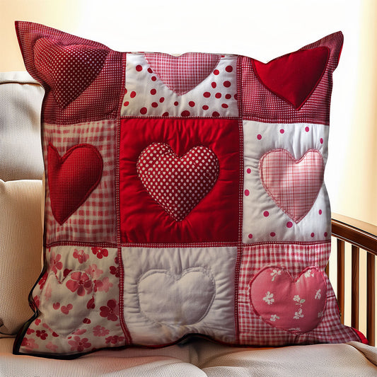 Valentine Heart WX1302380CL Quilt Pillow Case