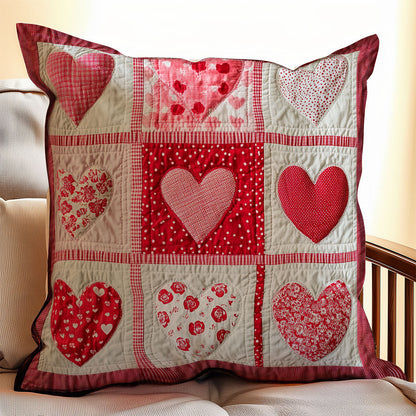 Valentine Heart WX1302381CL Quilt Pillow Case