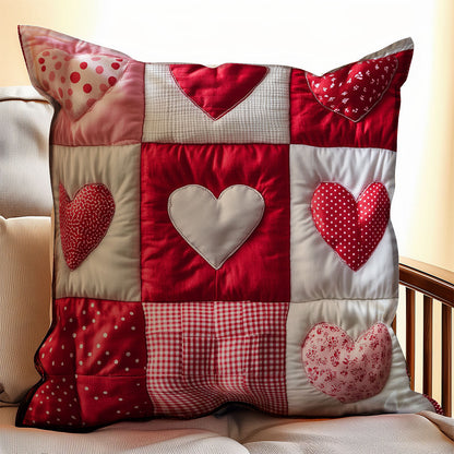 Valentine Heart WX1302383CL Quilt Pillow Case