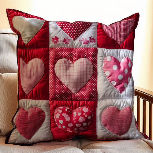 Valentine Heart WX1302384CL Quilt Pillow Case