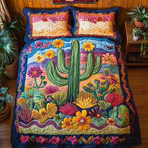 Vibrant Cactus WX2402039CL Duvet Cover Set