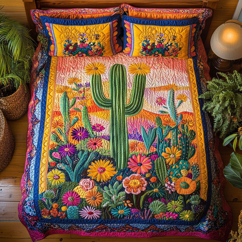 Vibrant Cactus WX2402041CL Duvet Cover Set