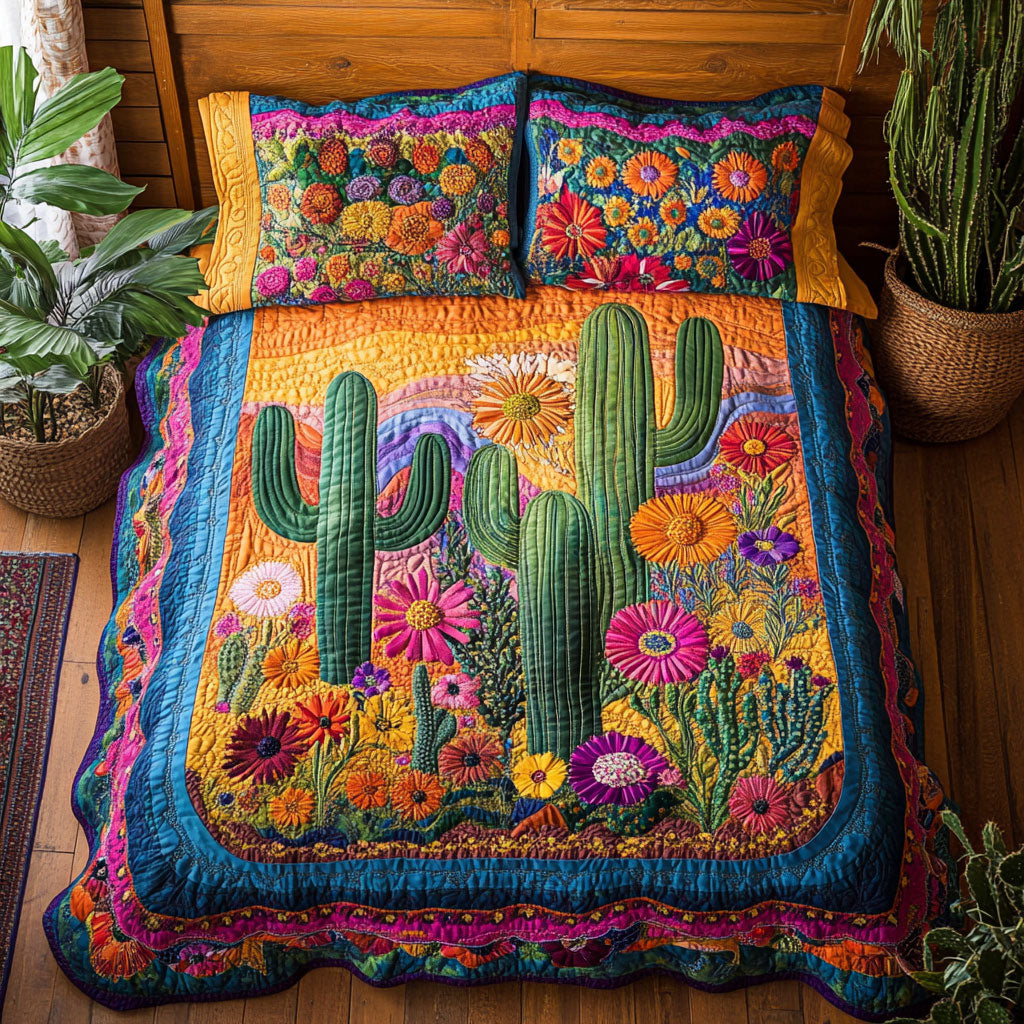 Vibrant Cactus WX2402042CL Duvet Cover Set