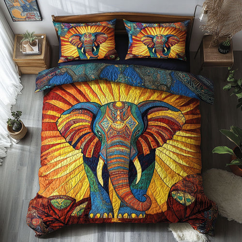 Vibrant Elephant WX1002061CL Duvet Cover Set