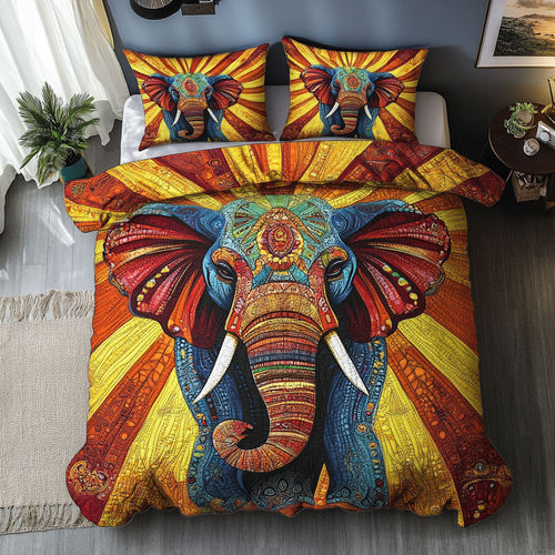 Vibrant Elephant WX1002062CL Duvet Cover Set