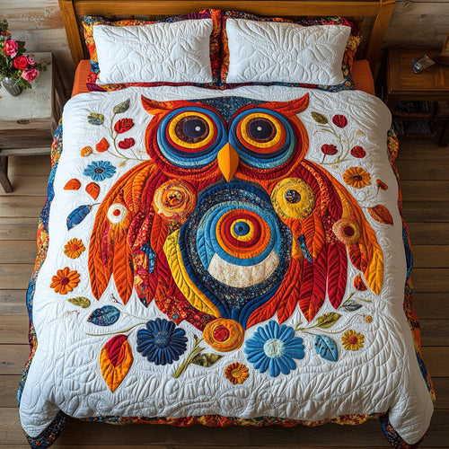 Vibrant Owl WX1002064CL Duvet Cover Set