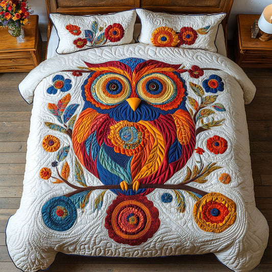 Vibrant Owl WX1002065CL Duvet Cover Set