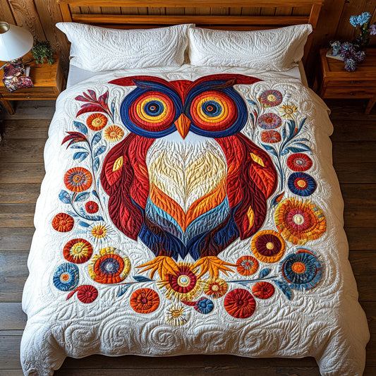 Vibrant Owl WX1002066CL Duvet Cover Set