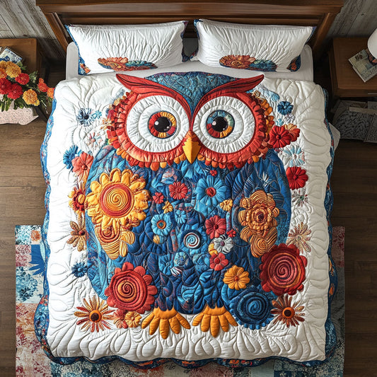 Vibrant Owl WX1002068CL Duvet Cover Set