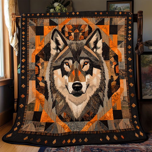 Wolf Native American WX1302192CL Quilt