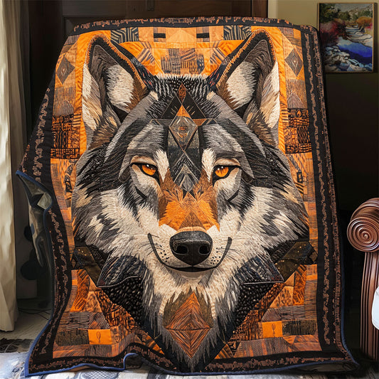 Wolf Native American WX1302193CL Quilt