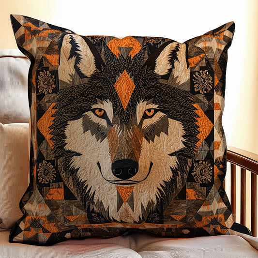 Wolf Native American WX1302399CL Quilt Pillow Case