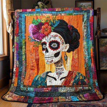 Woman Day Of The Dead WX1302201CL Quilt