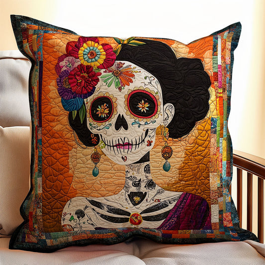 Woman Day Of The Dead WX1302404CL Quilt Pillow Case