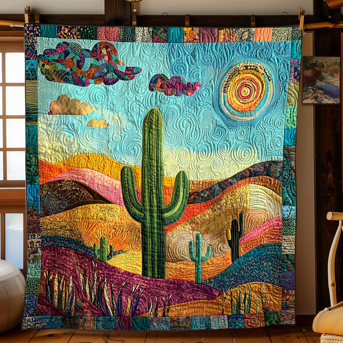 Cactus Sunset WJ2002006CL Quilt