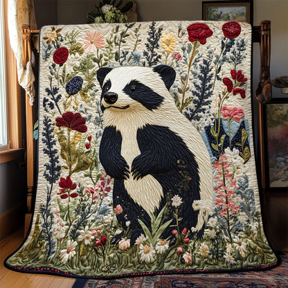 Floral Badger WJ0602011CL Quilt