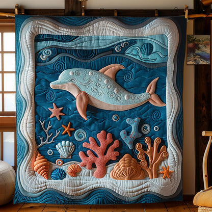 Dolphin Dreams WJ0502002CL Quilt