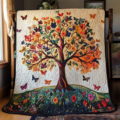 Butterfly Tree Of Life WJ1601003CL Quilt