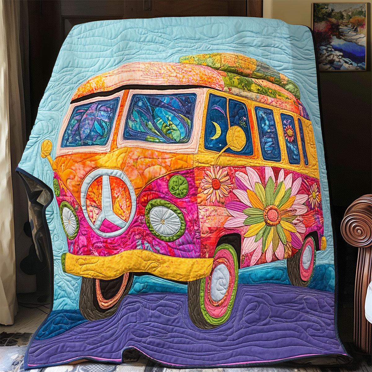 Flower Van WX2702093CL Quilt