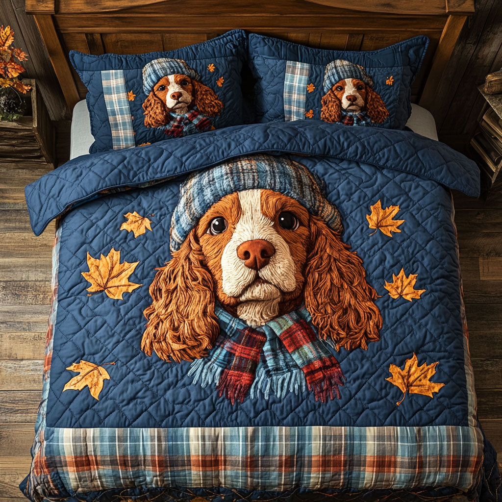 Autumn Dog WX0301072CL Duvet Cover Set