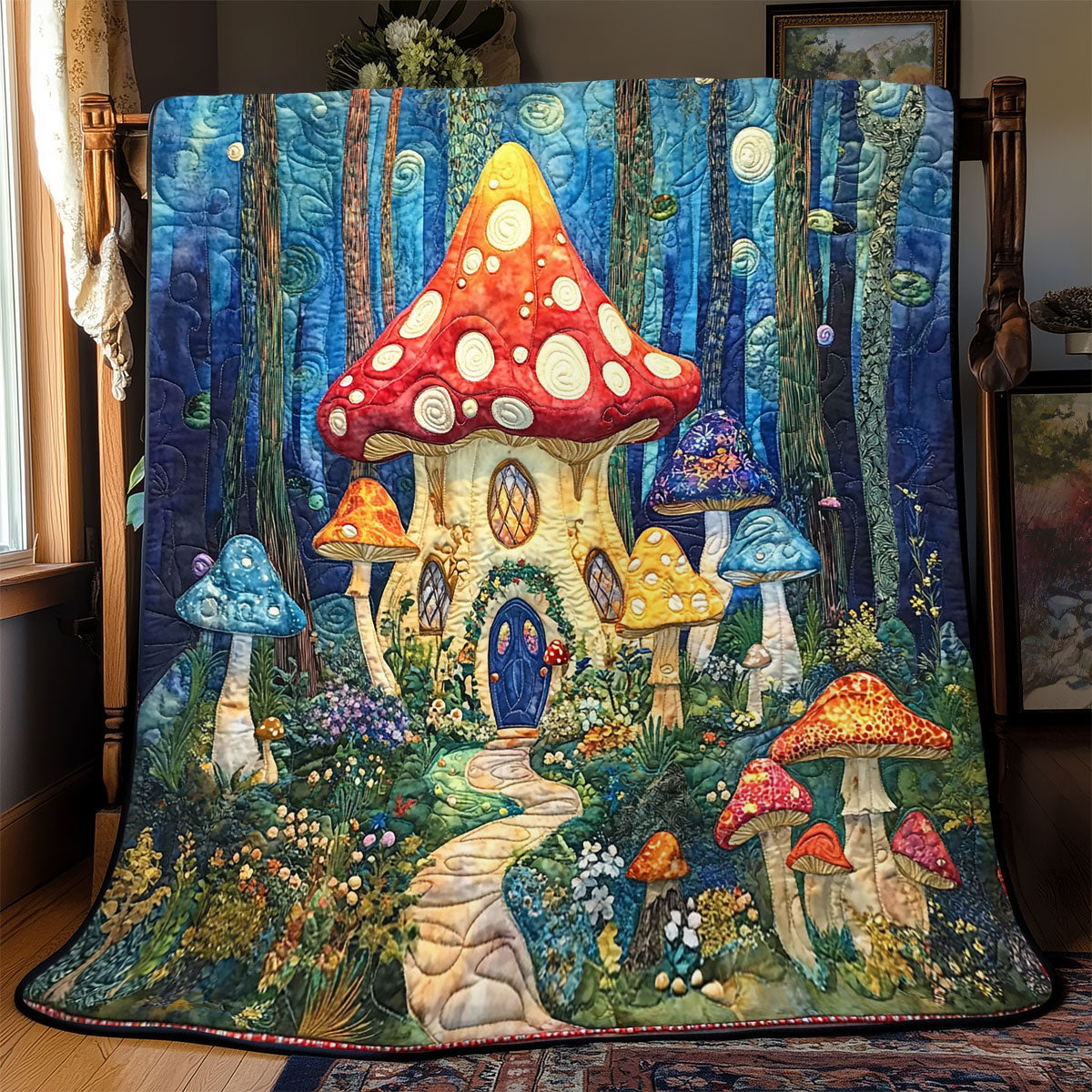 Mushroom Manor WJ0301006CL Quilt