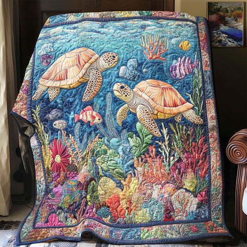 Turtle Sea WX1401045CL Quilt