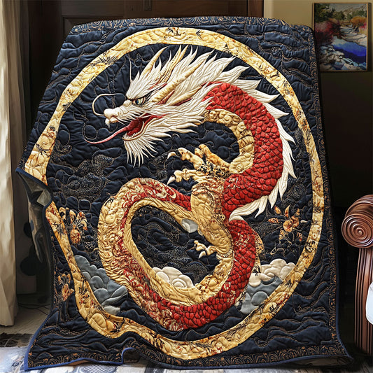 Mystic Asian Dragon WX0301049CL Quilt