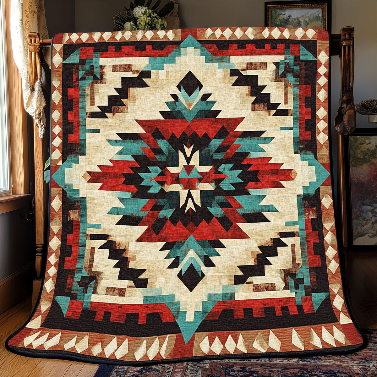 Native American Pattern WX1601057CL Quilt