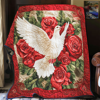 Dove Rose WX0701018CL Quilt