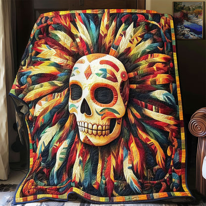 Skull Native American WX0302073CL Quilt