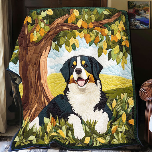 Happy Border Collie WX1701057CL Quilt