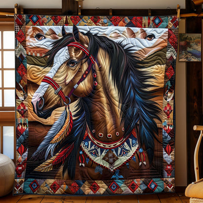 Native Horse WJ0602021CL Quilt