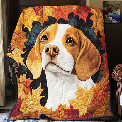 Beagle Autumn WX2001002CL Quilt