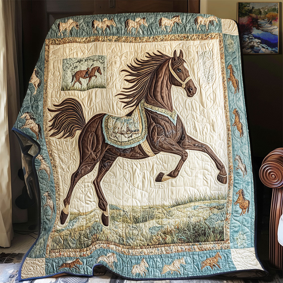 Majestic Horse WX0401029CL Quilt