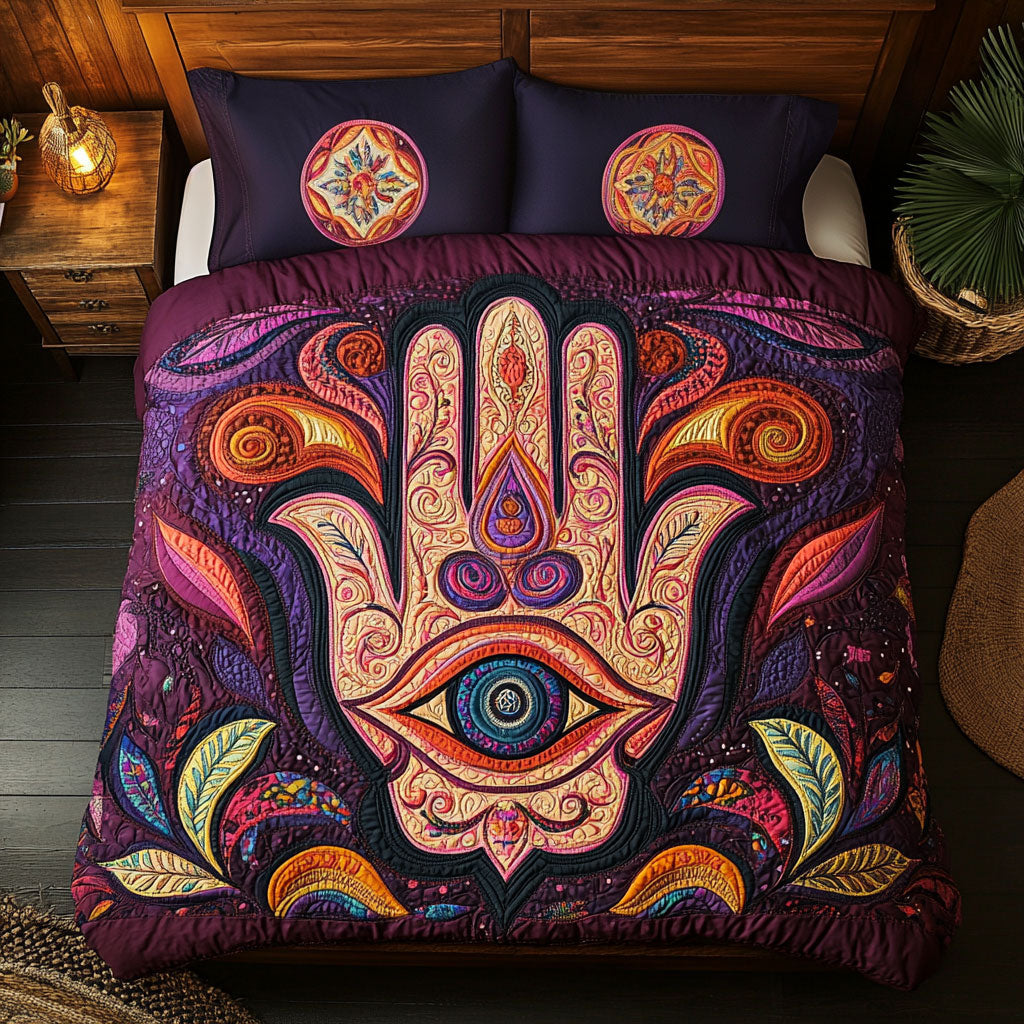 Sacred Hamsa WJ2101033CL Duvet Cover Set