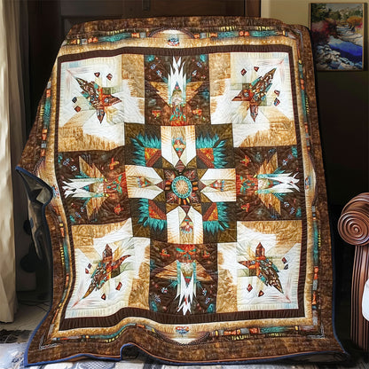 Native American Pattern WX2301016CL Quilt