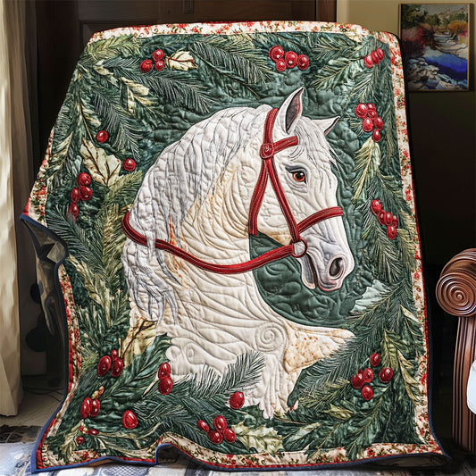 Horse Christmas WX0301044CL Quilt