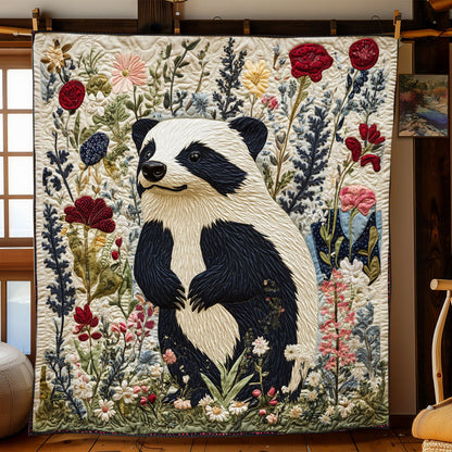 Floral Badger WJ0602011CL Quilt