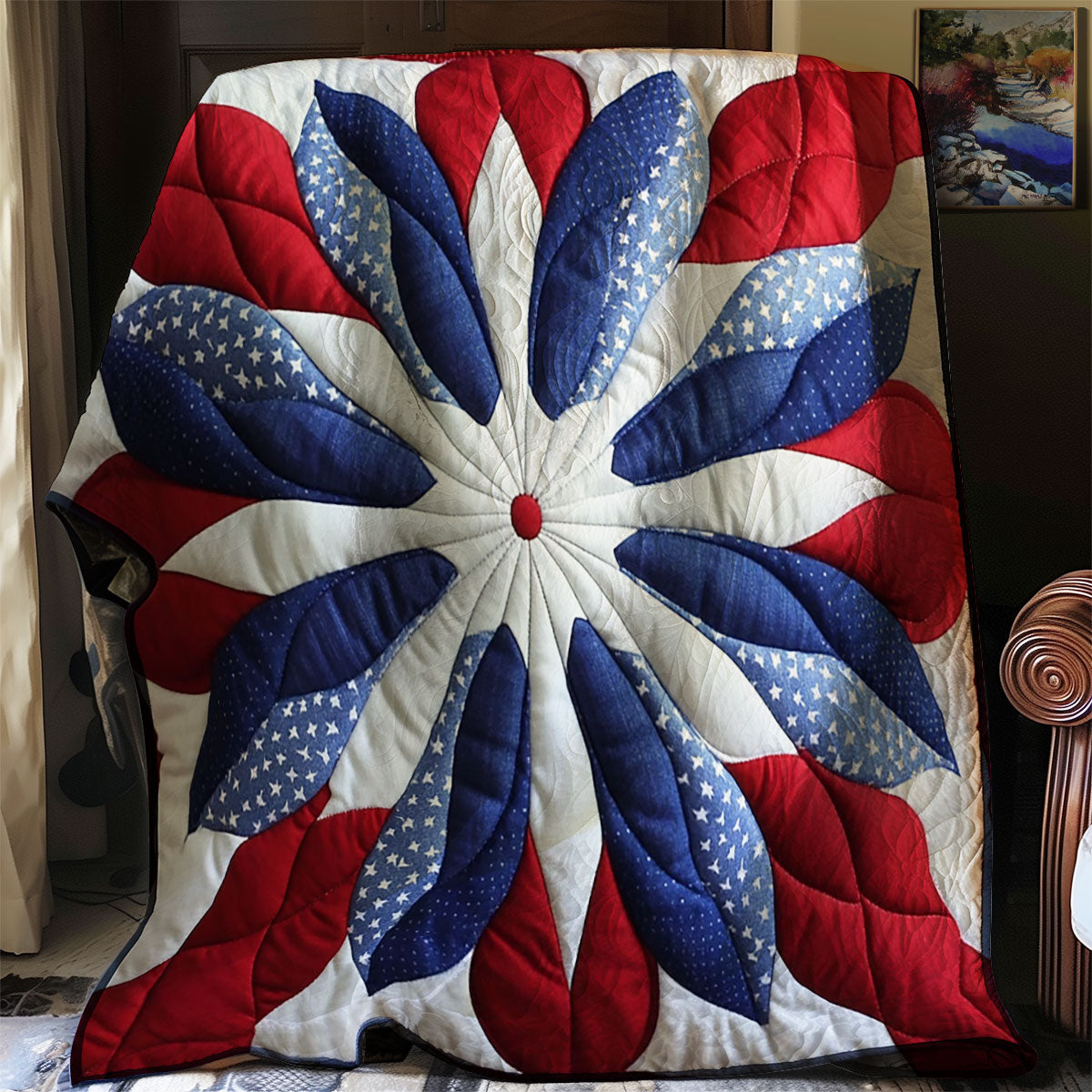 Liberty Flower WJ1702016CL Quilt