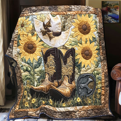 Cowboy Sunflower WX0601008CL Quilt