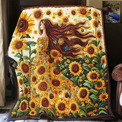 Sunflower Princess WX1801041CL Quilt